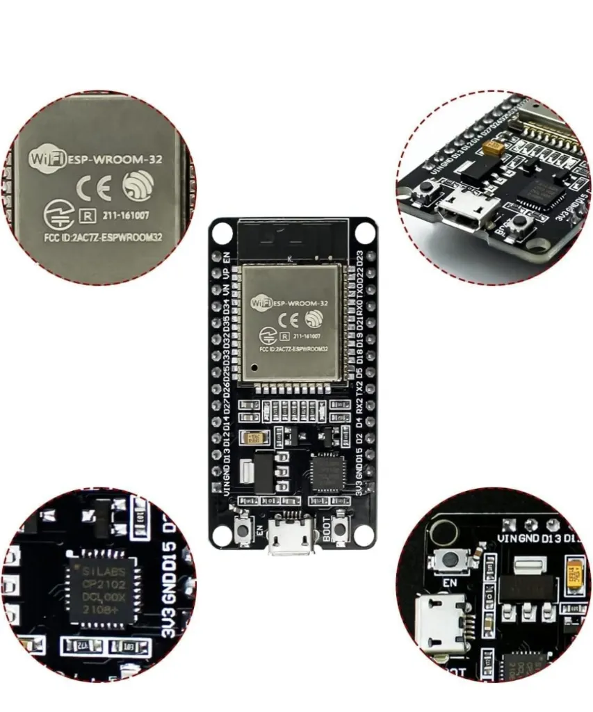 ESP 32, 30 pin