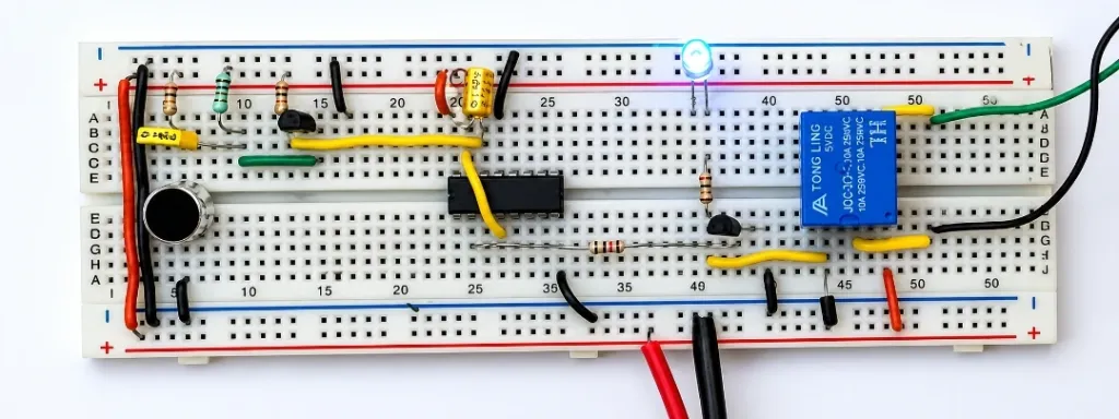 Clap Switch by CD4017 readymade Project for School and College
